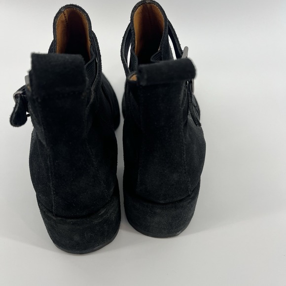 Women's Black Suede Cole Haan Boots 6.5 EUC - Picture 6 of 10